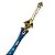 Espada Xiphos Moonlight Genshin Impact Em Aço - Imagem 5