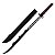 Espada Katana Zanpakutō Tensa Zangetsu Bleach Em Aço - Imagem 1