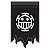 Bandeira Flâmula Trafalgar Law - One Piece - Imagem 1