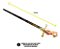 Espada Medieval Dourada Rei Davi 1,20m + Suporte - Imagem 4