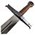 Espada Medieval Dos Cavaleiros Templários Em Aço - Imagem 1