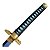 Espada Katana de LED Muichiro Tokito Nichirin Demon Slayer - Imagem 7
