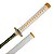 Espada Katana Zenitsu Agatsuma Demon Slayer Em Aço - Edição Colecionador - Imagem 5