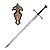 Espada Medieval Anduril Senhor dos Anéis - Imagem 5