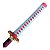 Katana Mitsuri Kanroji Demon Slayer Aço - Edição Colecionador - Imagem 4