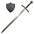 Espada Longa Medieval Kingdom Come: Deliverance Sir Radzig Kobyla - Imagem 9