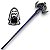 Cajado do Esqueleto He-Man Tamanho Real 1:1 – Havoc Staff Impressão 3D - Imagem 1