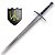 Espada Medieval Kingdom Come: Deliverance Sir Radzig Kobyla - Imagem 1