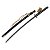 Katana Hattori Hanzo Kill Bill em Aço Decorativa com Suporte - Imagem 1
