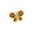 Aplique Borboleta Emborrachada 19mm x 26mm |  Diversas Cores - Imagem 3