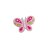 Aplique Borboleta Emborrachada 19mm x 26mm |  Diversas Cores - Imagem 5