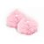 Pompom Pelúcia 70mm | Rosa Claro - Imagem 1