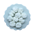 Pompom de Malha 25mm com 10 unidades | Branco - Imagem 1