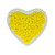 Pompom Mini 10mm C/ 100 unidades | Cor: Amarelo - Imagem 1