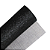 Lonita de Tecido com Glitter Fino 21cm x 29cm | Cor: Preto - Imagem 1