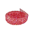 Manta de Strass Termocolante 1cm x 40cm | Cor: Coral - Imagem 2