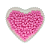 Pompom Mini 10mm C/ 100 unidades | Cor: Rosa Chiclete - Imagem 1
