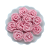Flor de Tecido 3cm | 3 Unidades | Cor: Rosa Bebê - Imagem 1