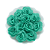 Flor de Tecido 3cm | 3 Unidades | Cor: Verde Claro - Imagem 1