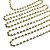 Corrente de Strass SS12 Ouro/Cristal | 50cm - Imagem 4
