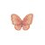 Aplique Borboleta Organza Bordada 5,3cm x4cm - Imagem 8