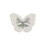 Aplique Borboleta Organza Bordada 5,3cm x4cm - Imagem 3