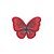 Aplique Borboleta Organza Bordada 5,3cm x4cm - Imagem 9