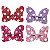 Aplique Laço Minnie Flocado Com Bolinhas 4,3 cm x 6 cm - Imagem 1