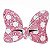 Aplique Laço Minnie Flocado Com Bolinhas 4,3 cm x 6 cm - Imagem 3