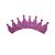 Aplique Coroa Princesa de Feltro e Lonita 4,5cm x 13cm - Imagem 4