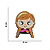 Aplique Emborrachado Rosto Princesas Disney | Anna - Imagem 2