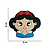 Aplique Emborrachado Rosto Princesas Disney | Branca de Neve - Imagem 2