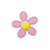 Aplique Emborrachado Flor Candy Color Pespontada - Imagem 5