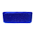 Fita Veludo Glitter Lurex Esponjada Yama | 38mm | 2 Metros | Cor: Azul Royal - Imagem 1