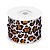Fita de Gorgurão Animal Print Onça Fundo Branco | 38mm | 2 Metros - Imagem 1