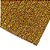 Manta de Strass Termocolante 1cm x 40cm | Cor: Dourada - Imagem 1