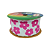 Fita Pesponto Sinimbu Pompom Flores | 38mm | 10 Metros | Cor: Rosa - Imagem 1