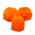 Pompom Pelúcia 70mm | Laranja Neon - Imagem 2