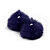 Pompom Pelúcia 70mm | Azul Marinho - Imagem 1