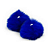 Pompom Pelúcia 70mm | Azul Royal - Imagem 1