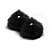 Pompom Pelúcia 50mm | Preto - Imagem 1
