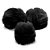 Pompom Pelúcia 50mm | Preto - Imagem 2