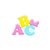 Aplique Escolar Emborrachado ABC com Laço - Imagem 3