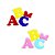 Aplique Escolar Emborrachado ABC com Laço - Imagem 1