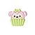 Aplique Emborrachado Doce Cupcake Macaco - Imagem 4