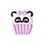 Aplique Emborrachado Doce Panda Cupcake - Imagem 5