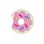 Aplique Emborrachado Rosquinha Donuts Doce - Imagem 4