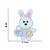 Aplique Emborrachado Coelhinha da Páscoa com Bolsa - Imagem 2