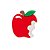 Aplique Emborrachado Infantil Fruta Maçã - Imagem 1