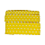Kit Fita Pespontada Sinimbu com Pompom REF 1937 | 2 Metros de Cada Tamanho | Nº2 Nº5 Nº9 - Cor: Amarelo - Imagem 1